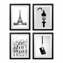 4 Piece A4 Slim Box Photo Frame Set